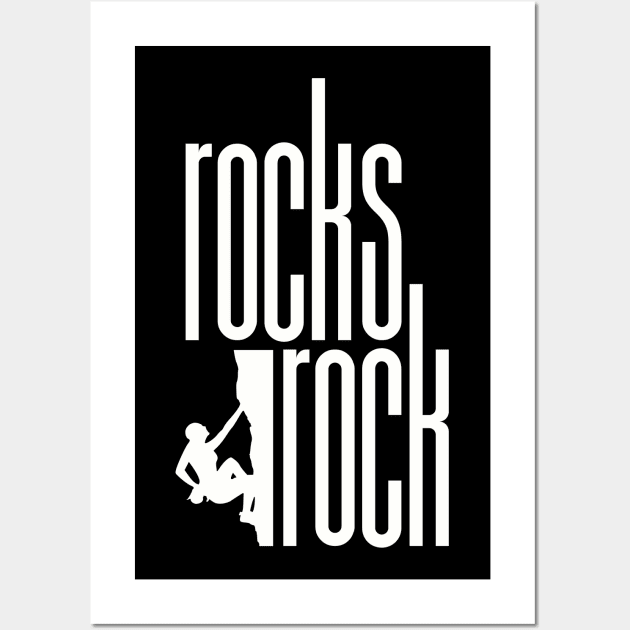 Rocks Rock Rock Climber Wall Art by little osaka shop